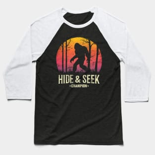 Bigfoot Hide and Seek Champion T Shirt Baseball T-Shirt